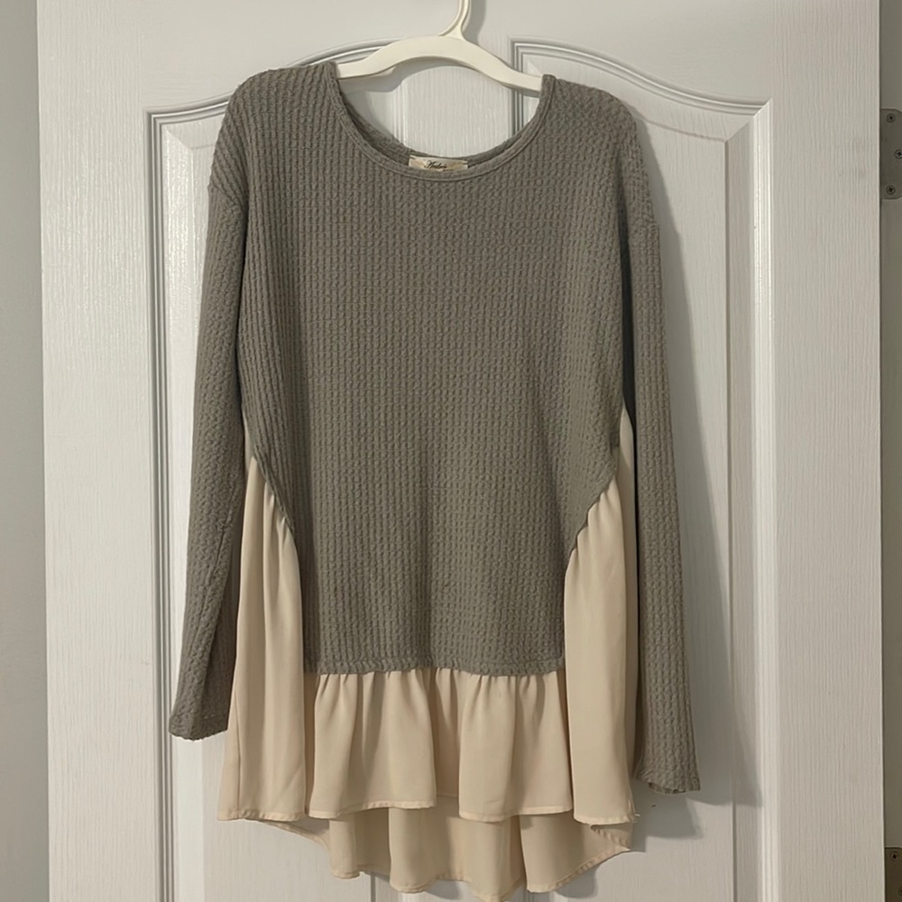 Scoop neck sweater, SUPER soft!